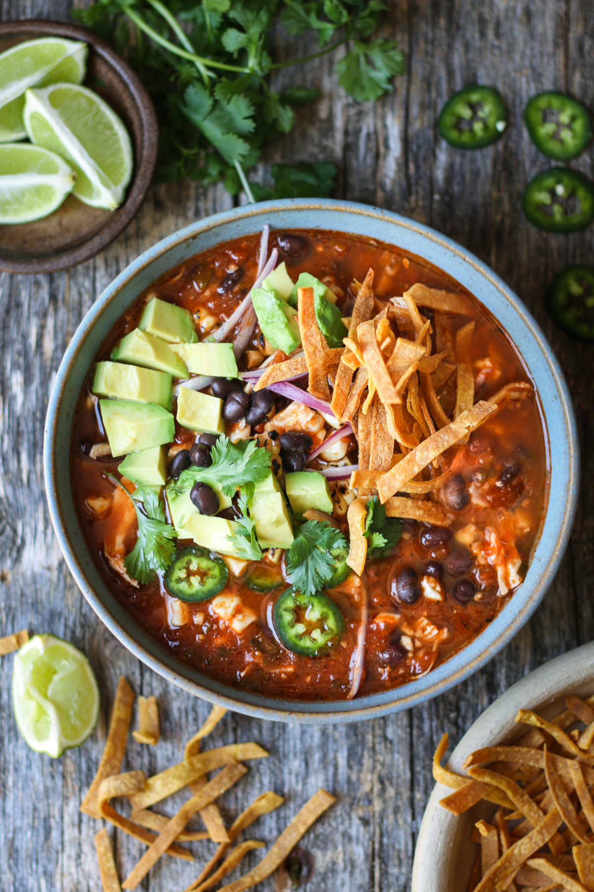 Shortcut Mexican Chicken Tortilla Soup - Delicious and Easy