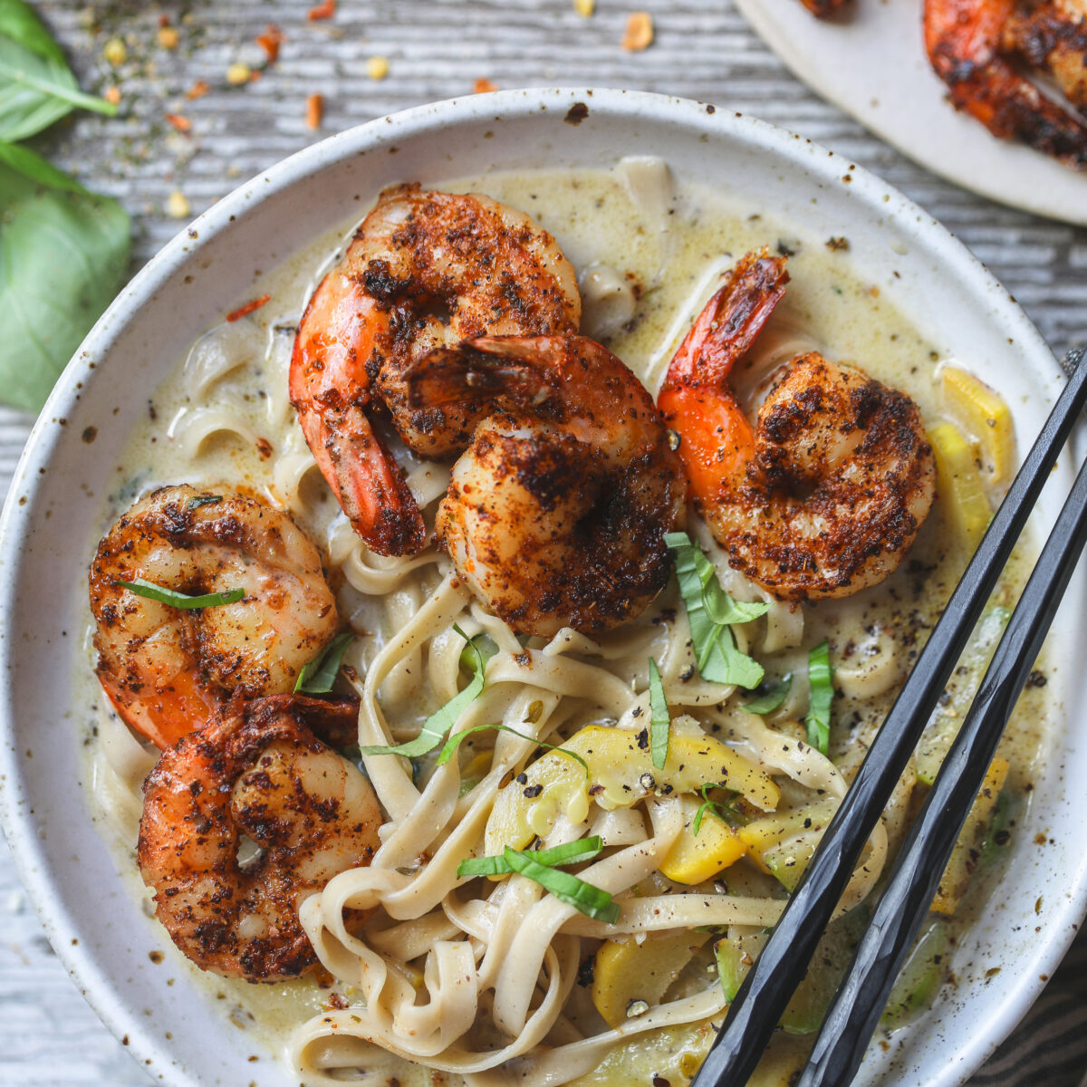 Coconut Milk Shrimp Pasta |foodfashionparty #shrimppasta